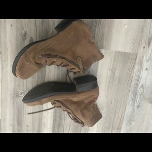 Suede ankle boots